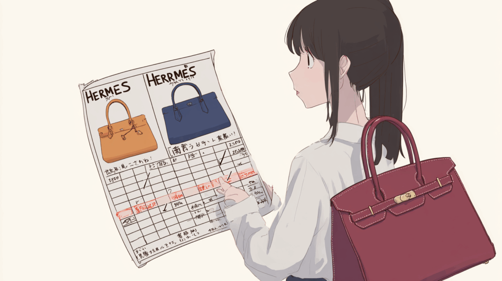 濱野とエルメス。愛用バッグ一覧で比較