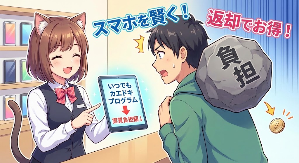 いつでもカエドキプログラムで実質負担を減らす